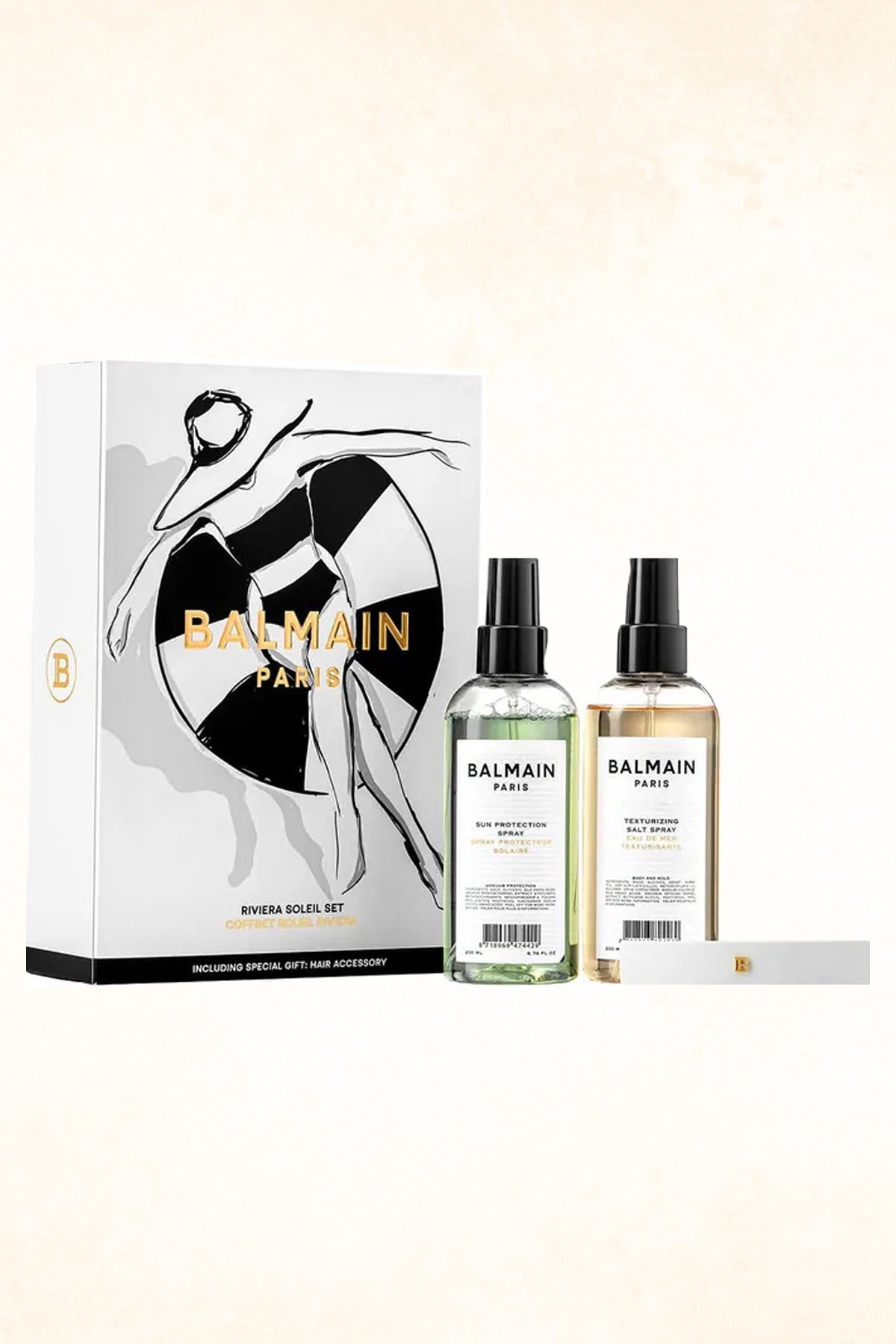 Balmain - Riviera Soleil Set - Sun, Salt, Barette