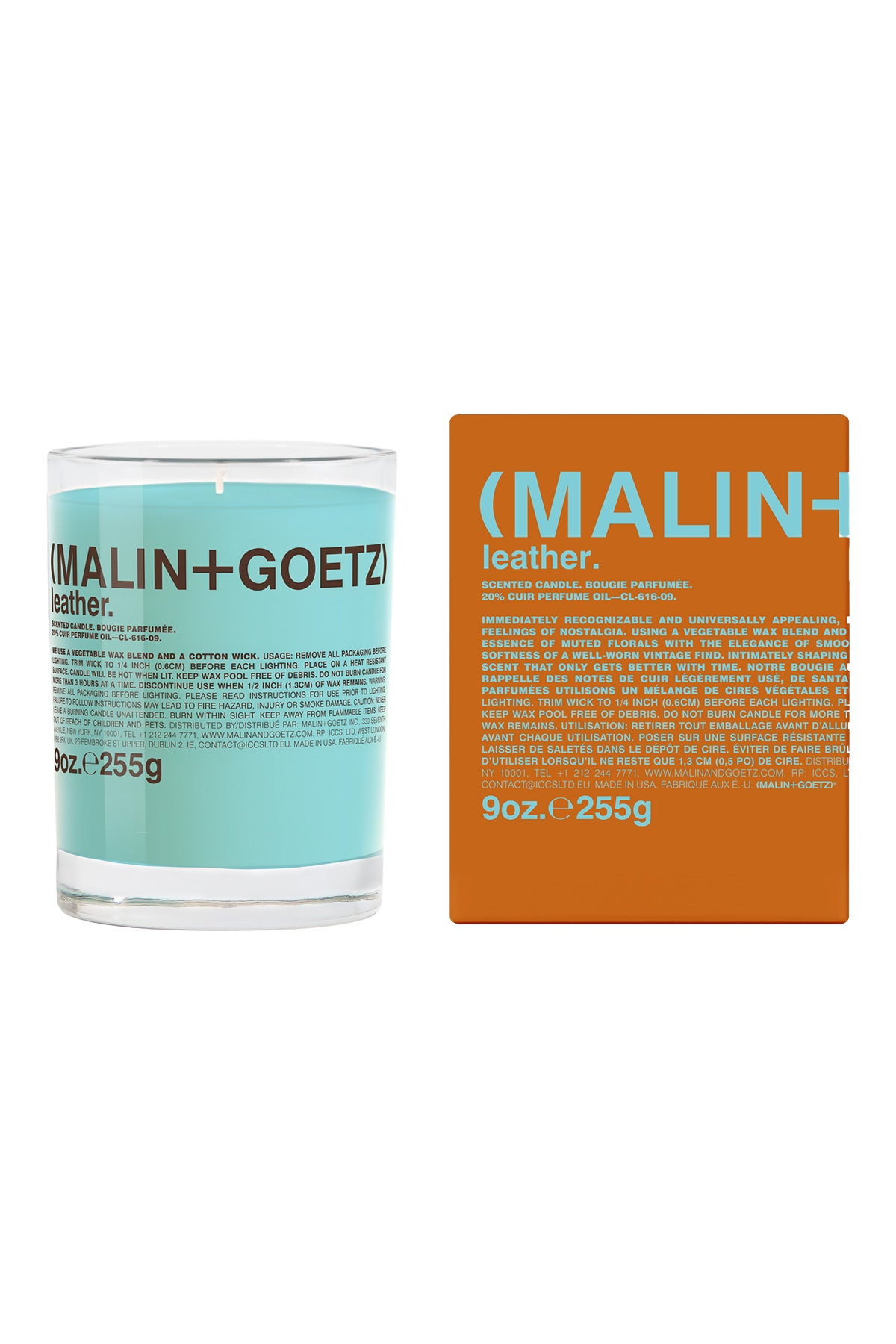 Malin+Goetz - Brain Dead Leather Candle 255 g - Limited Edition
