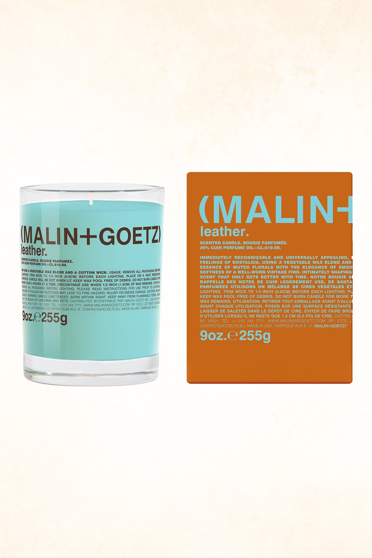 Malin+Goetz - Brain Dead Leather Candle 255 g - Limited Edition