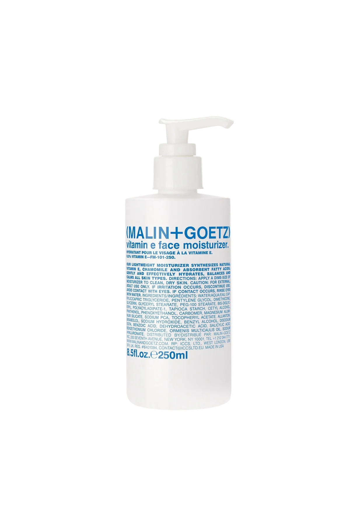 Malin+Goetz – Vitamin E Face Moisturizer 8.5 oz / 250 ml