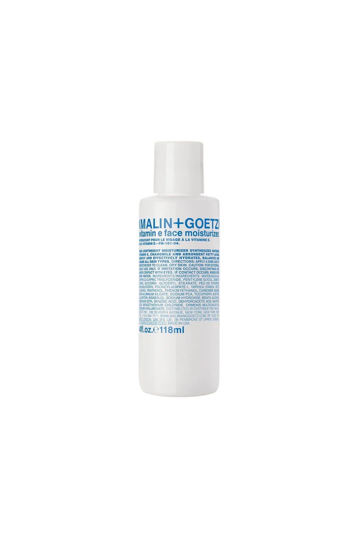 Malin+Goetz – Vitamin E Face Moisturizer 4 oz / 118 ml