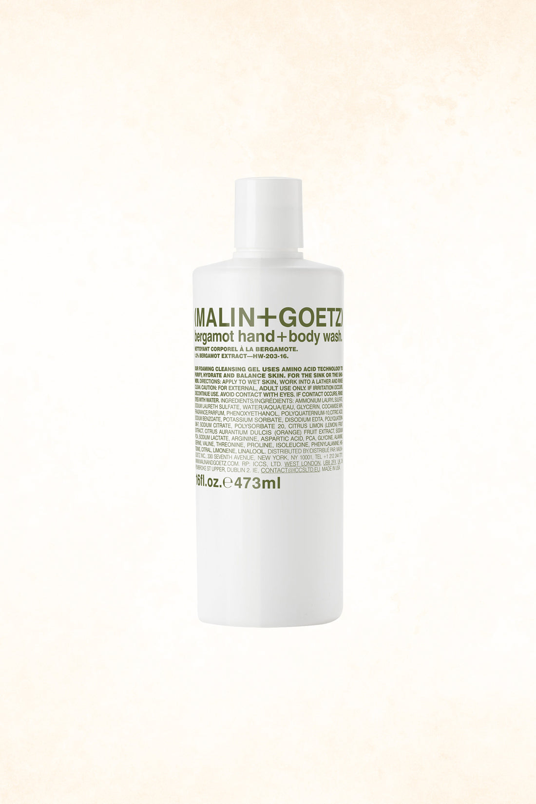 Malin+Goetz – Bergamot Body Wash 16 oz / 473 ml