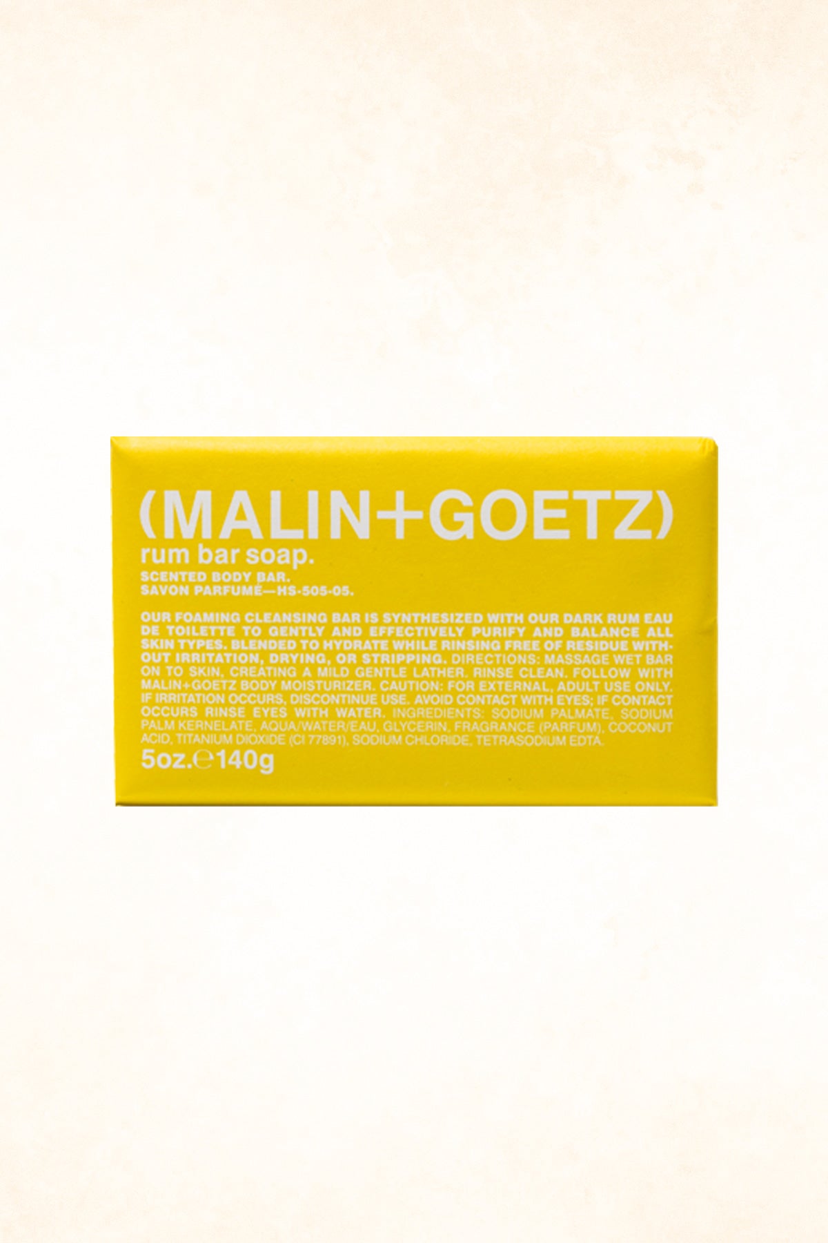 Malin+Goetz – Rum Bar Soap 5 oz / 140 g