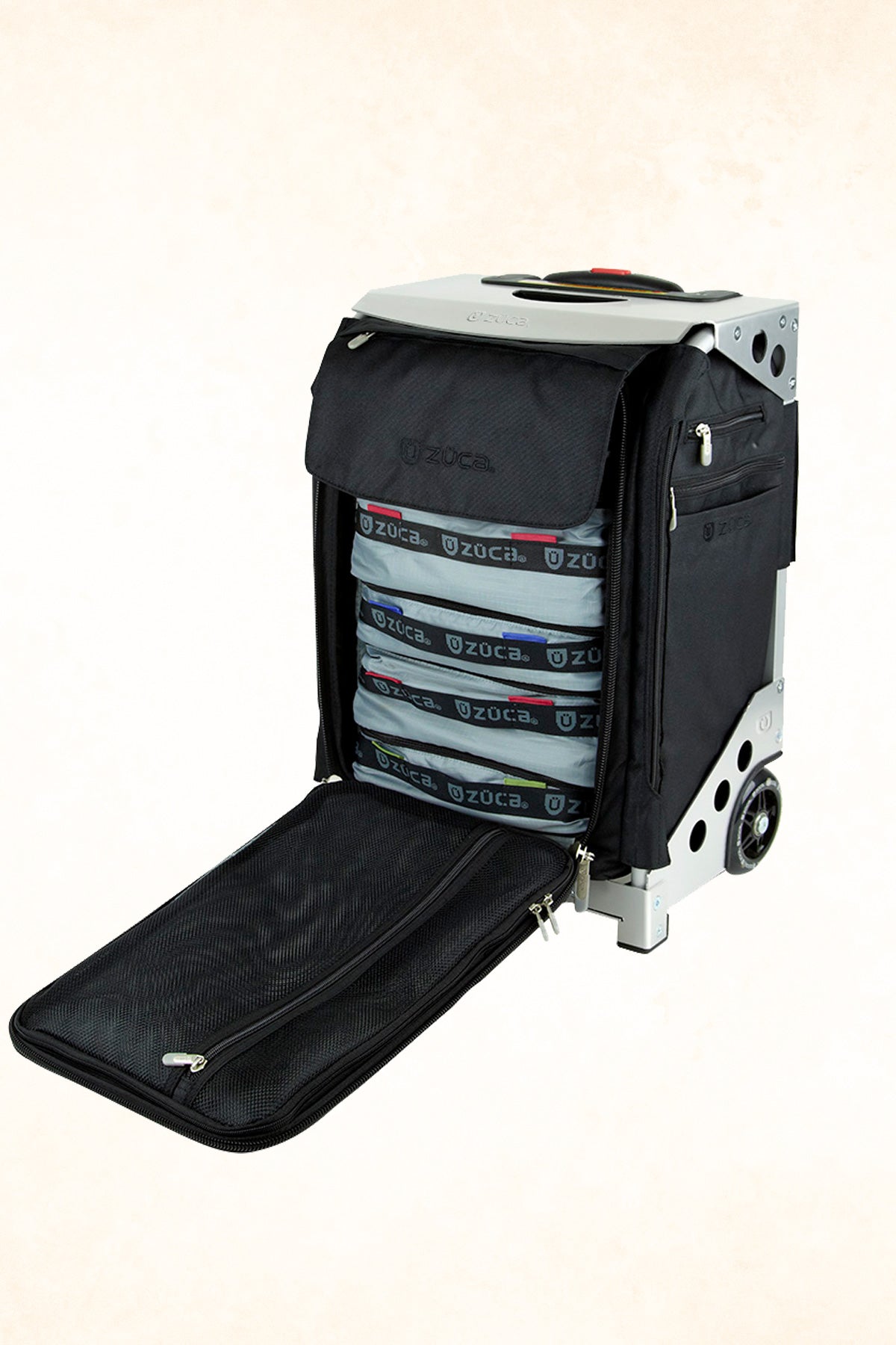 Züca – The Flyer Pro Artist Case - Sort/Sølv