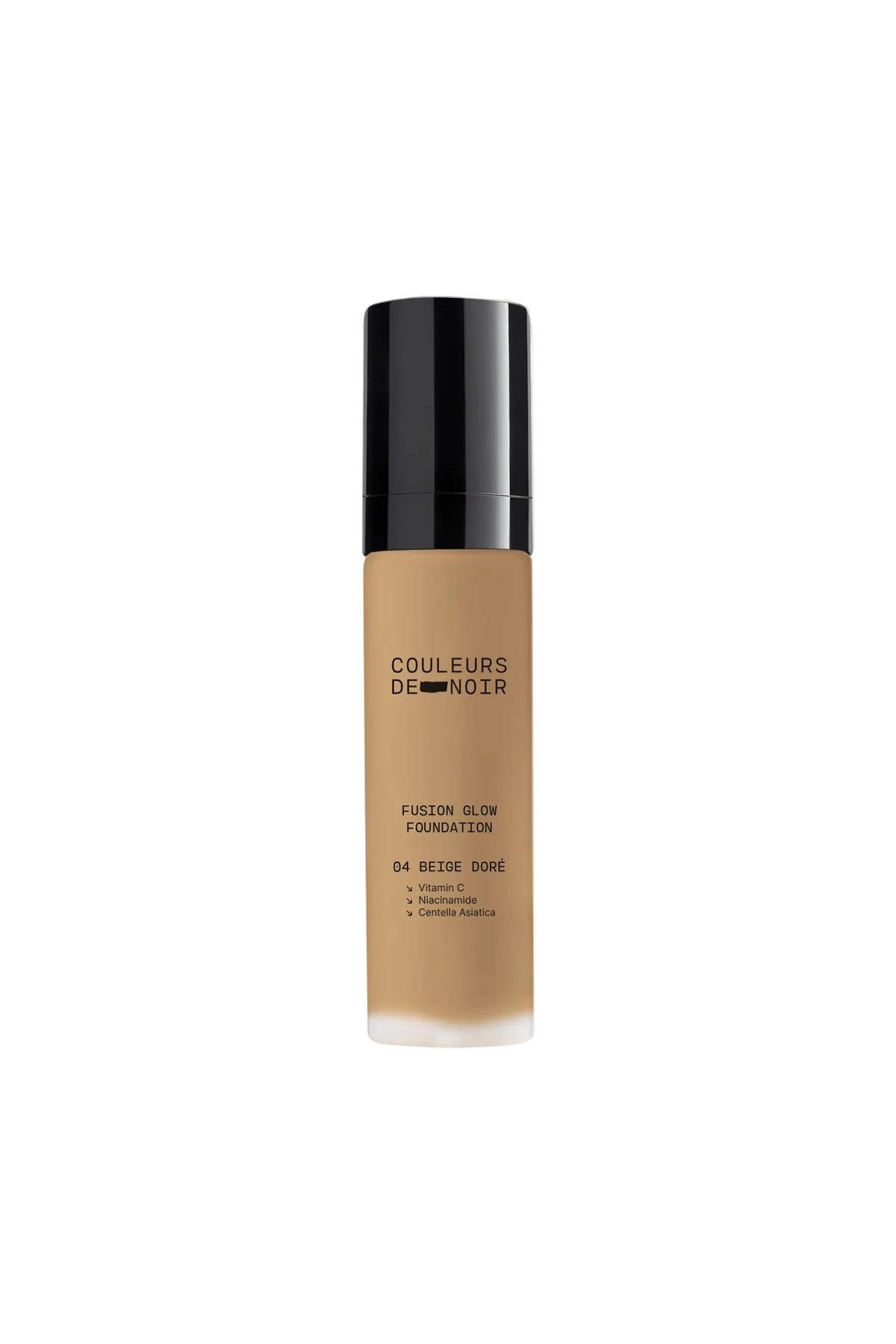Couleurs de Noir - Fusion Glow Foundation – 04 Beige Doré (Golden Beige)