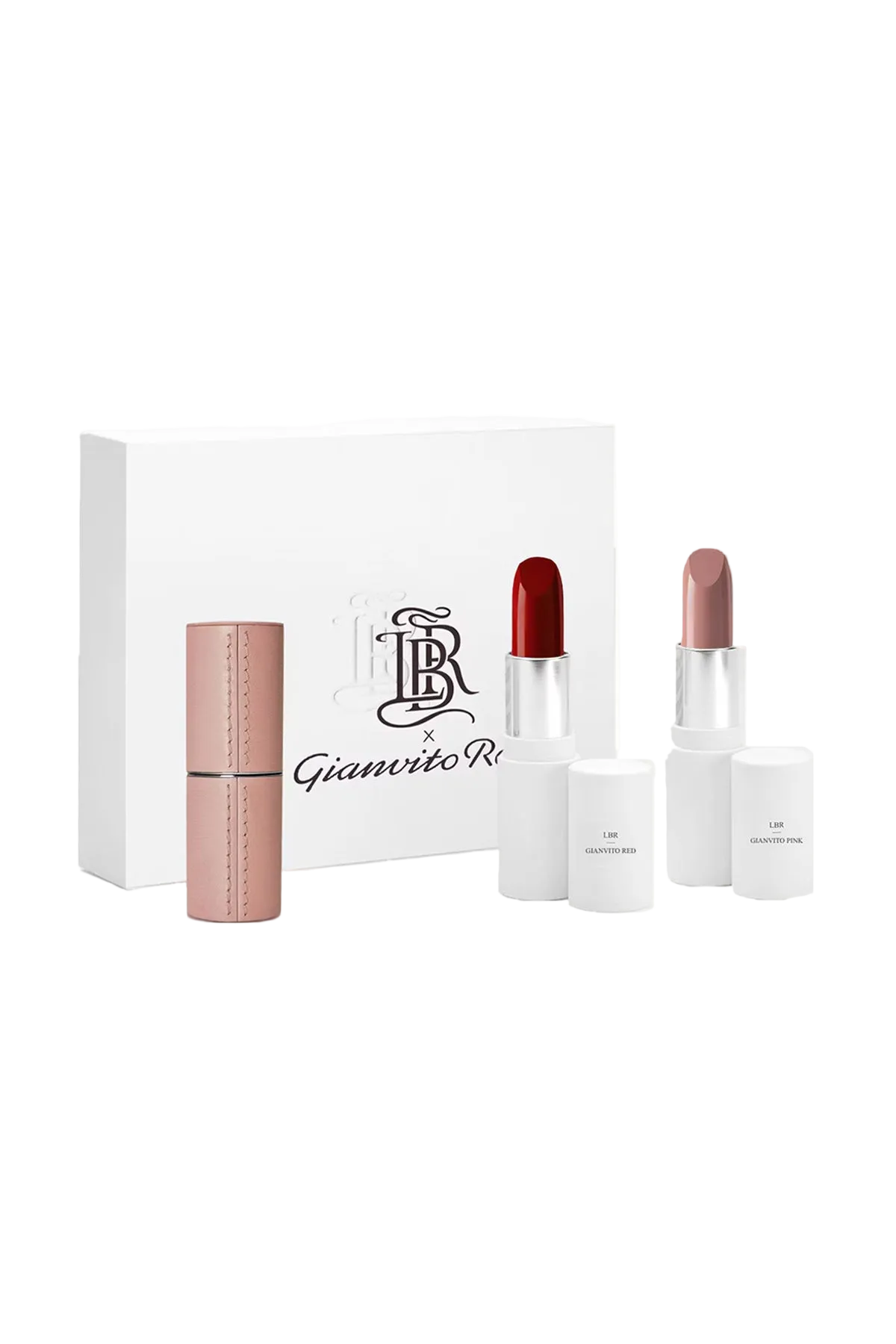 La Bouche Rouge - The Gianvito Rossi Set - Pink Leather
