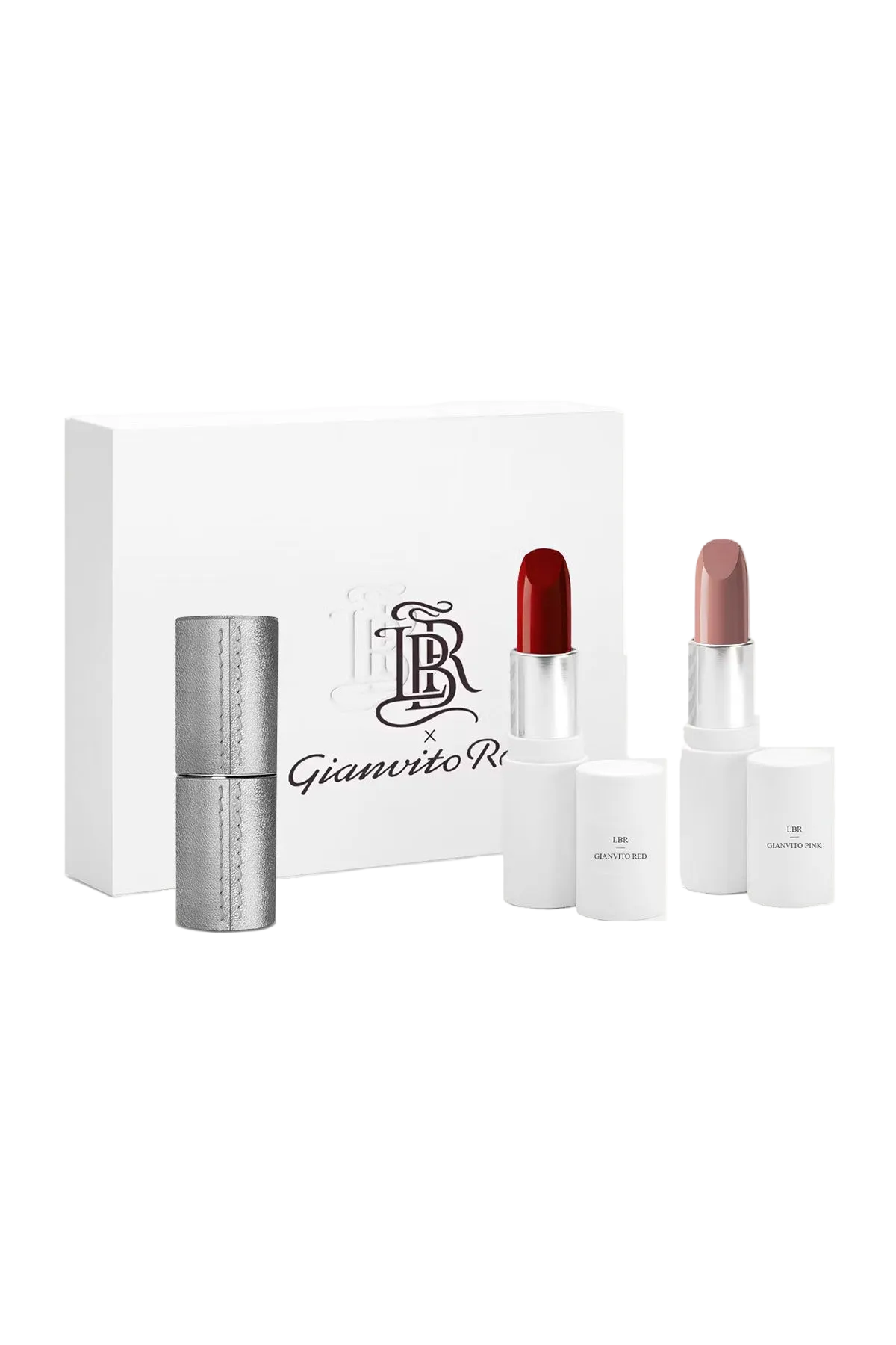 La Bouche Rouge - The Gianvito Rossi Set - Silver Leather