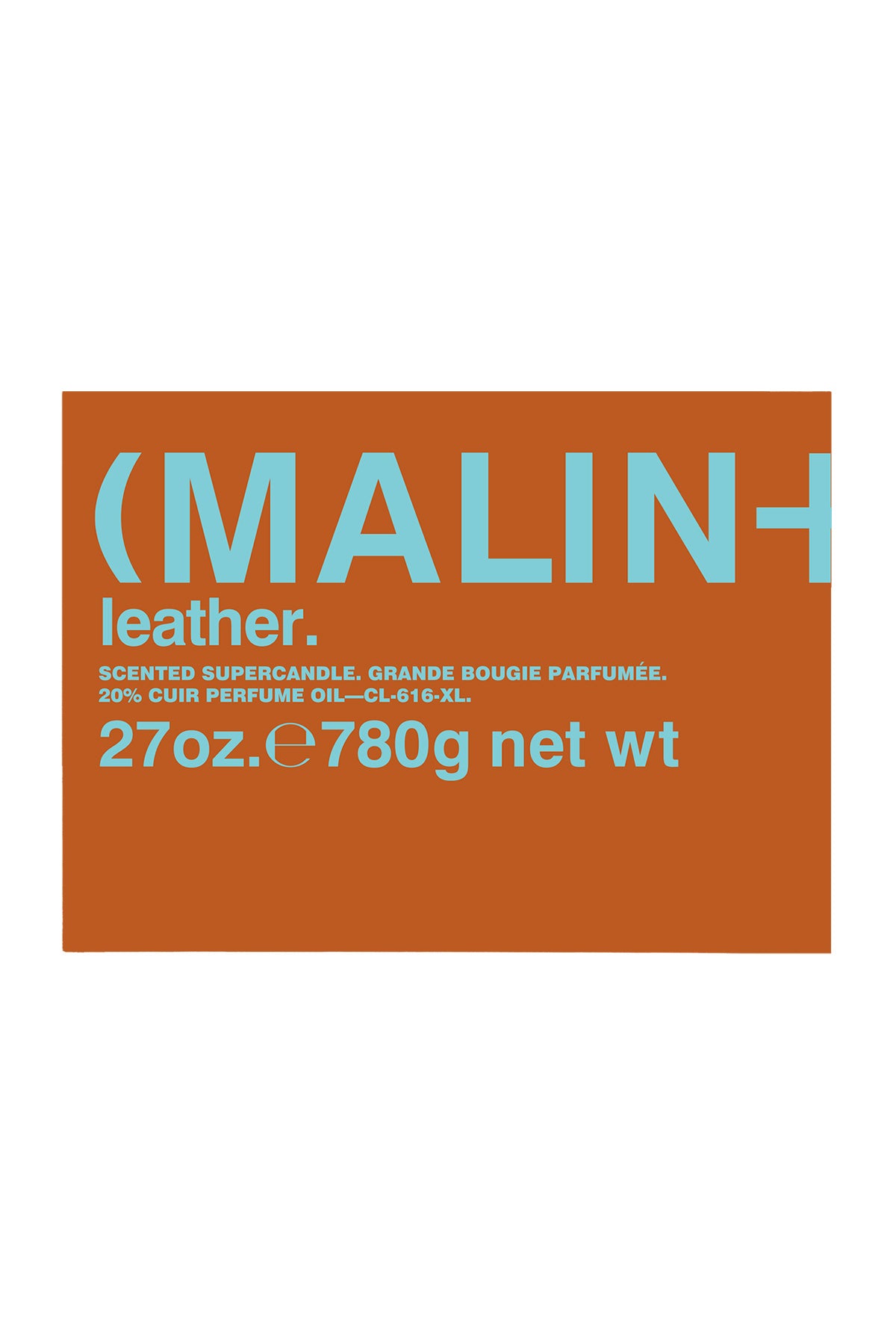 Malin+Goetz – Brain Dead Leather Super Candle 27 OZ / 780 G - Limited Edition