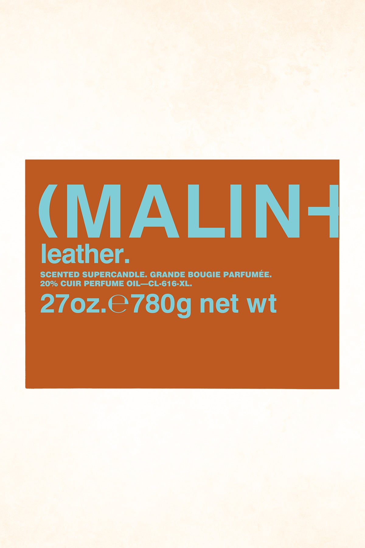 Malin+Goetz – Brain Dead Leather Super Candle 27 OZ / 780 G - Limited Edition