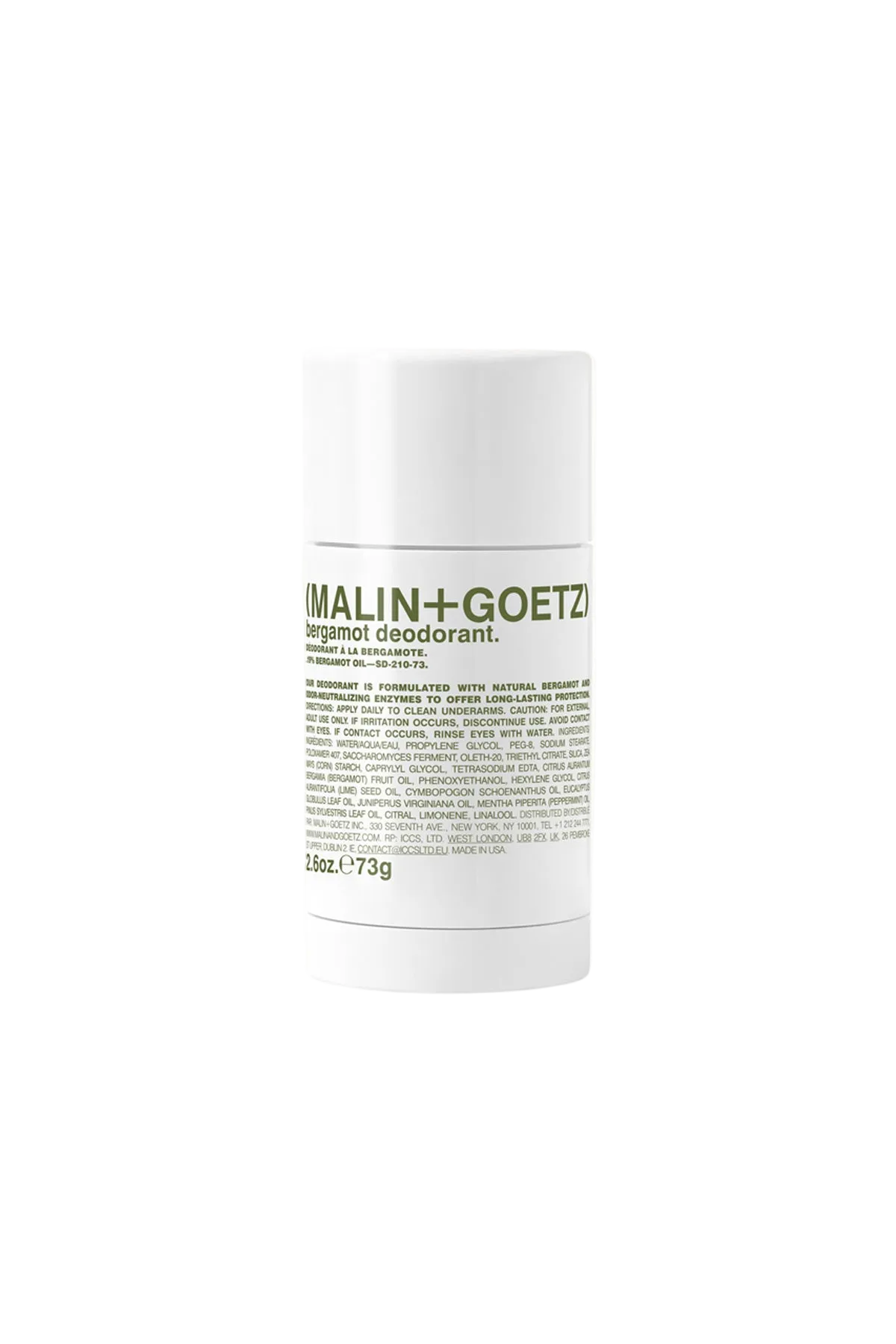 Malin+Goetz – Bergamot Deodorant 2.6 oz / 73 g