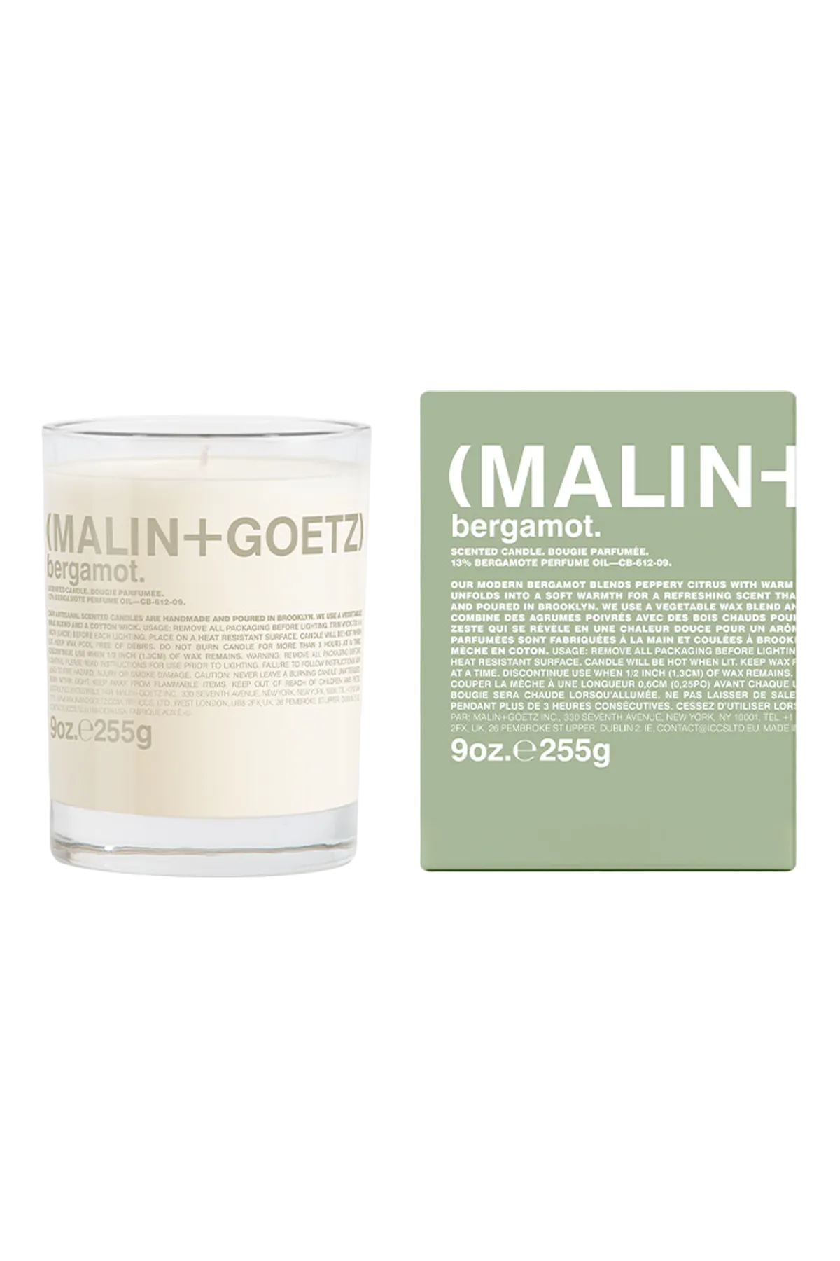 Malin+Goetz - Bergamot Candle  255 g