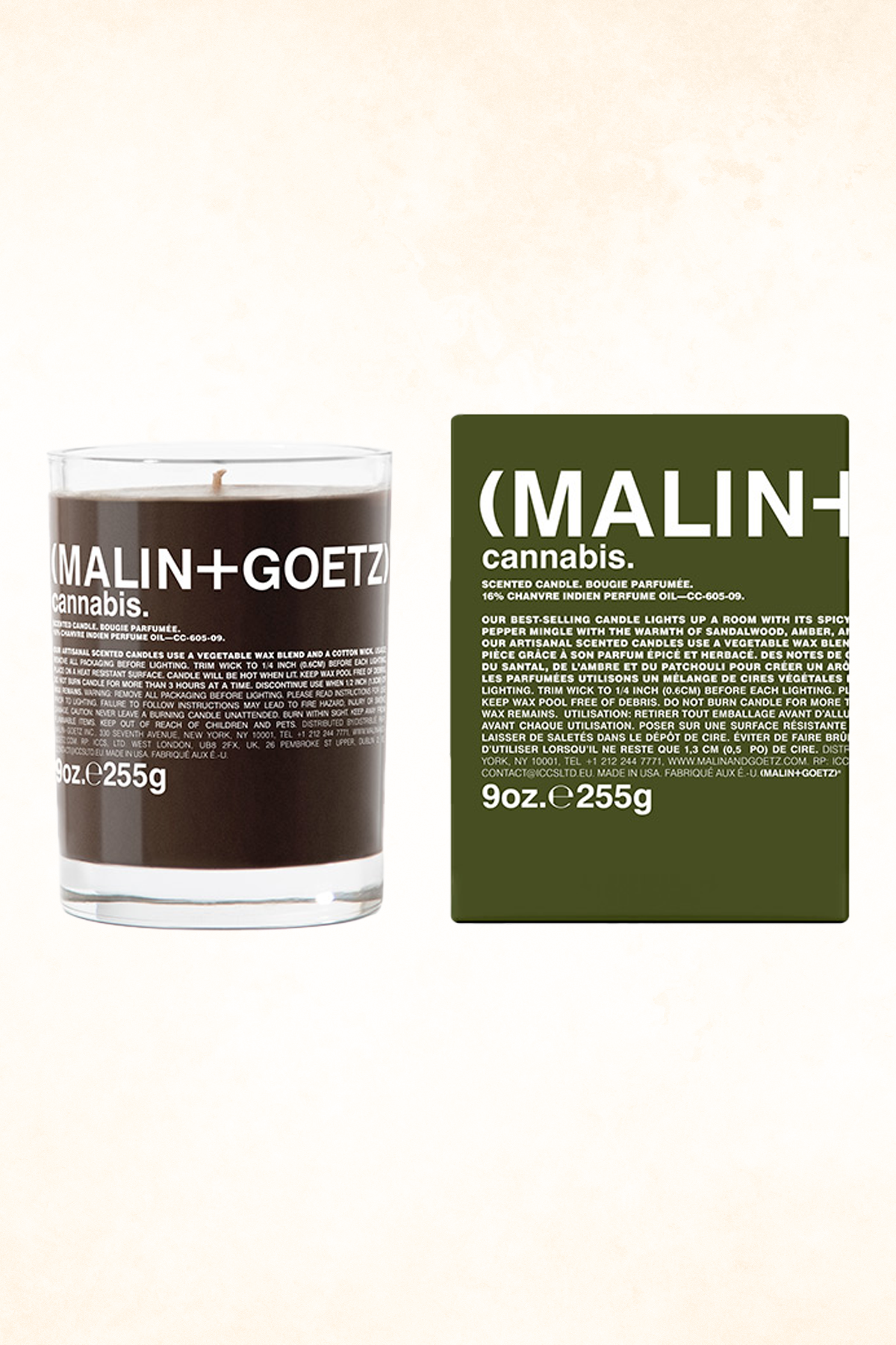 Malin+Goetz – Cannabis Candle 255 g