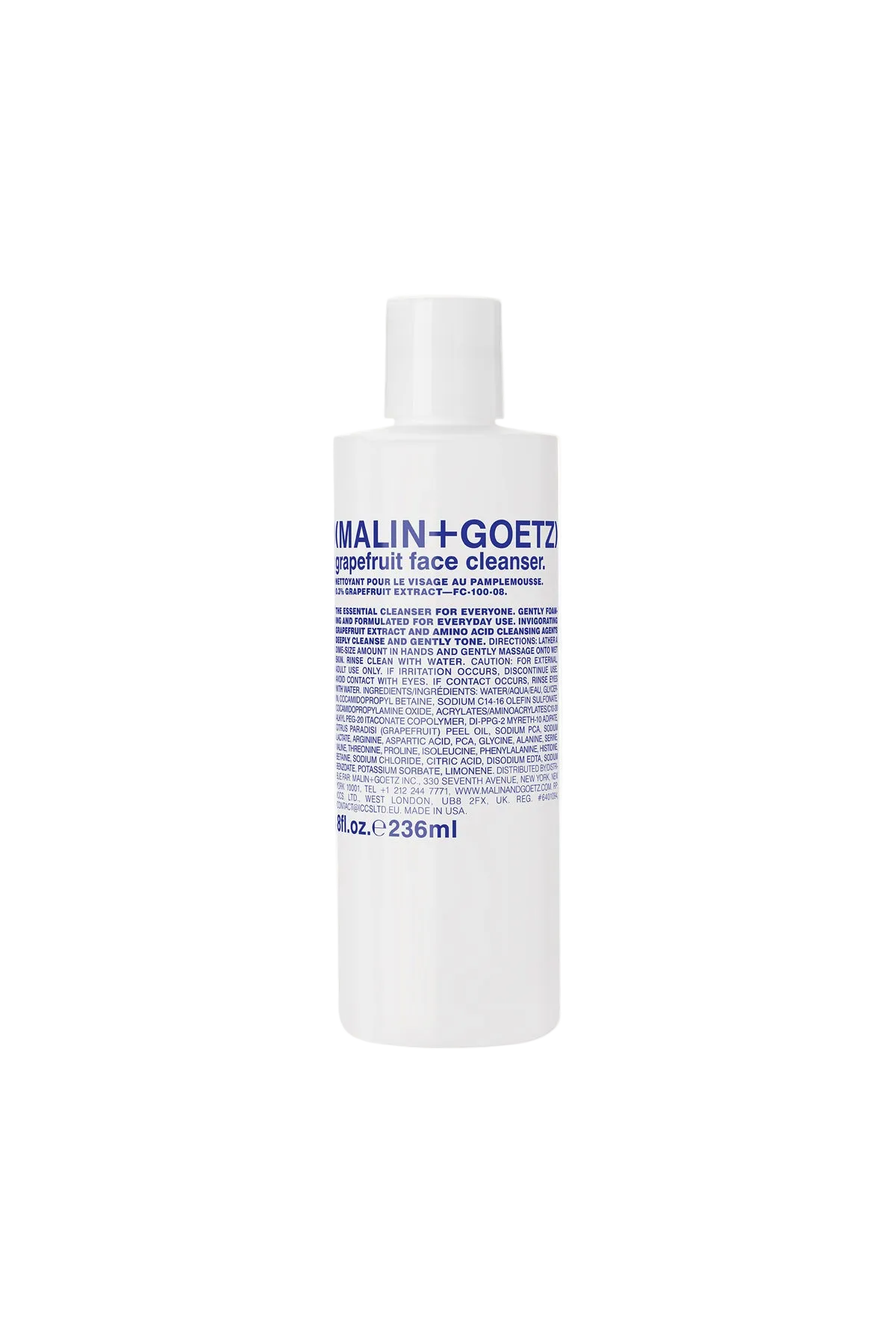 Malin+Goetz – Grapefruit Face Cleanser 8 oz / 236 ml
