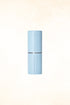 Refillable Blue Fine Leather Lipstick Case