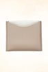 La Bouche Rouge – Refillable Beige Fine Leather Compact Case