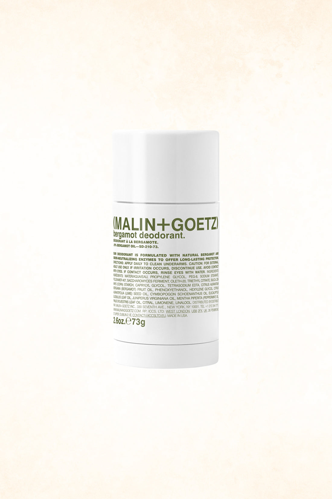 Malin+Goetz – Bergamot Deodorant 2.6 oz / 73 g