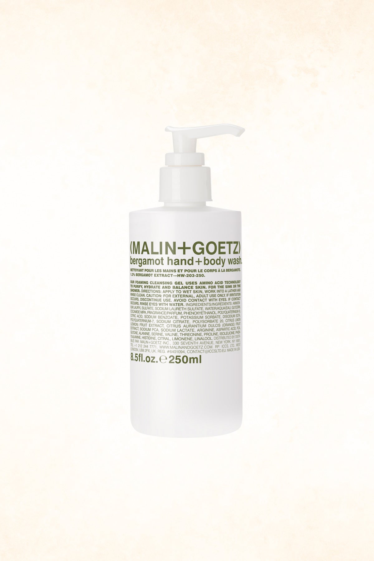 Malin+Goetz – Bergamot Hand+Body Wash 8.5 oz / 250 ml
