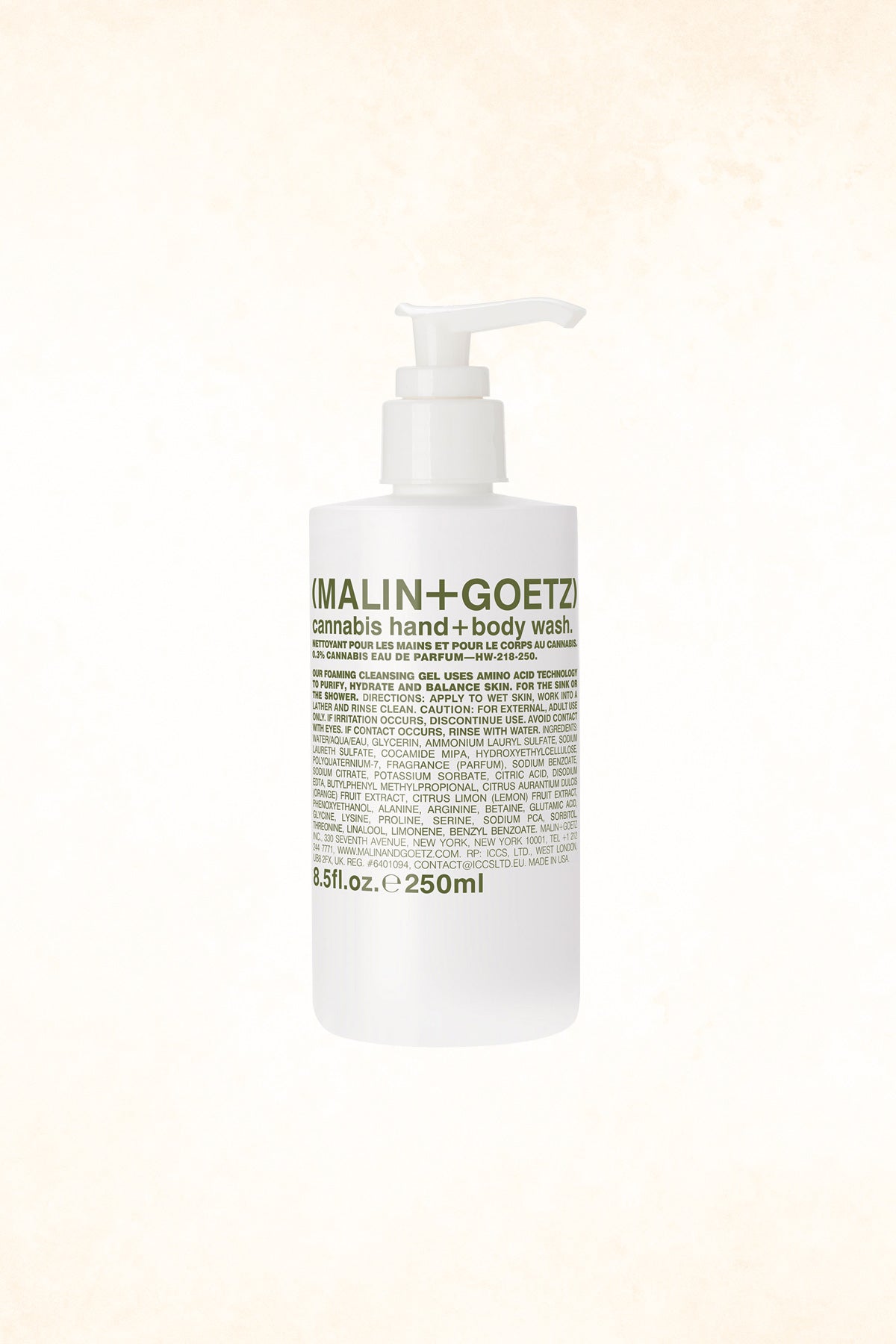 Malin+Goetz – Cannabis Hand + Body Wash 8.5 oz / 250 ml