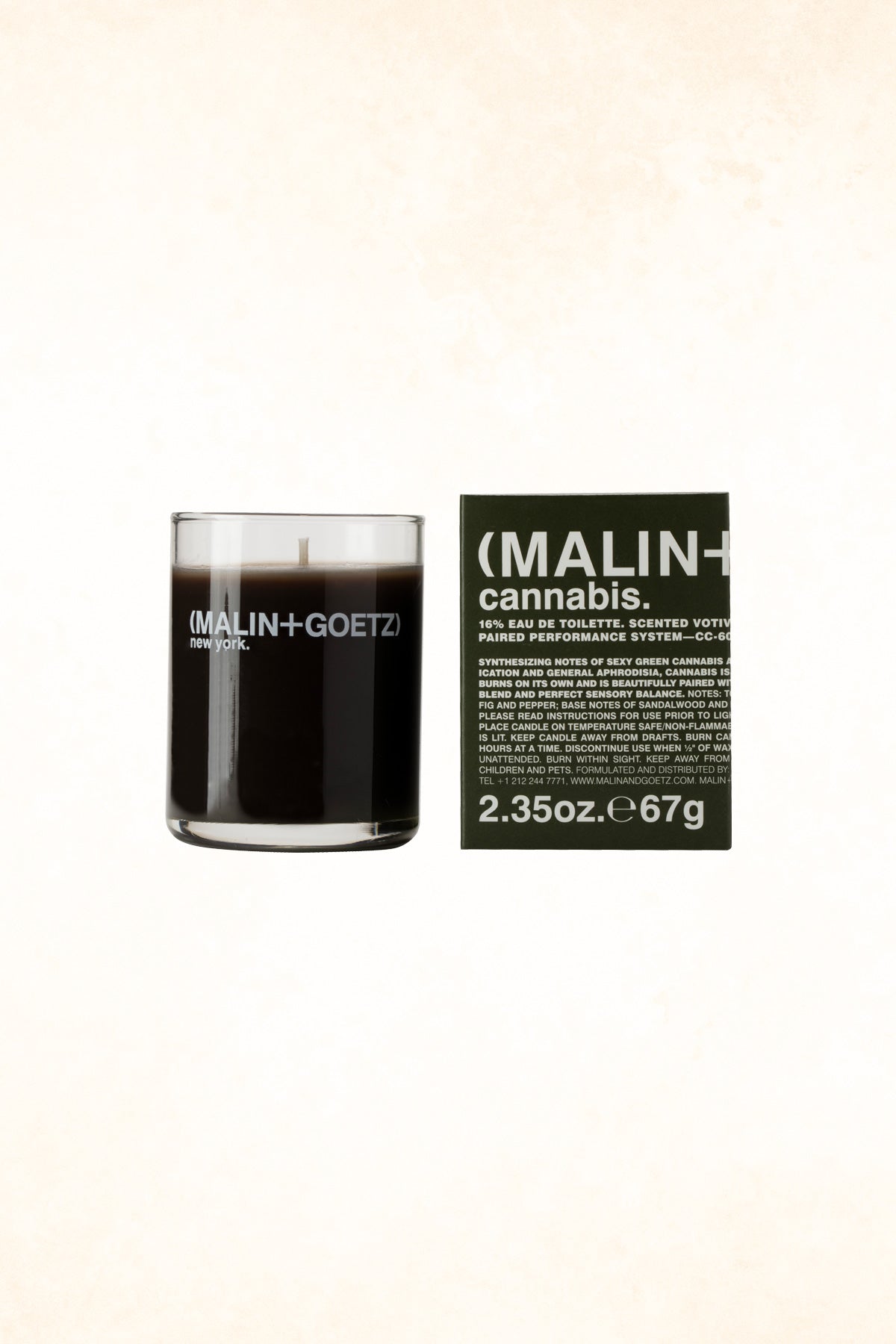 Malin+Goetz – Cannabis Votive Candle 2.35 oz / 67 g