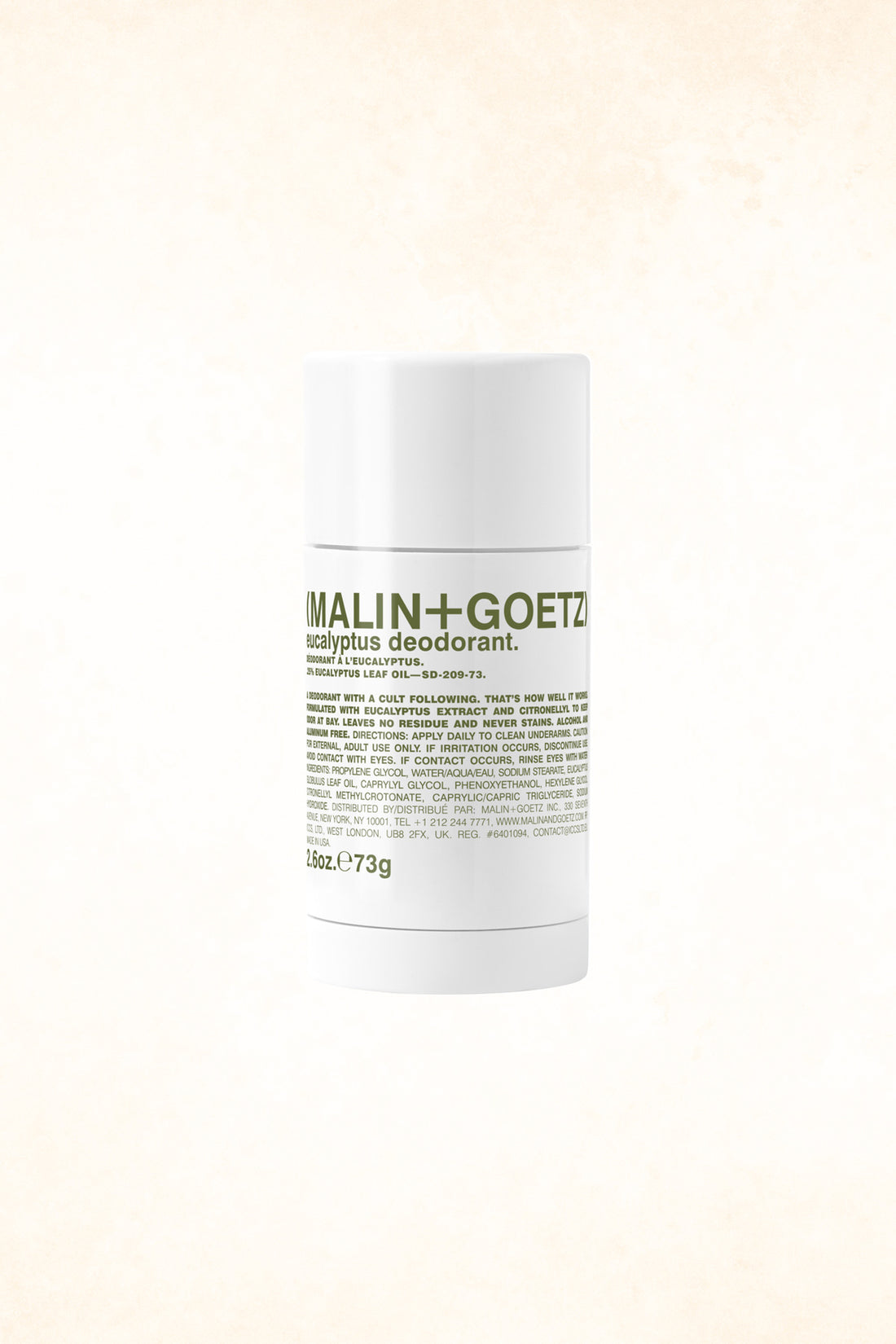 Malin+Goetz – Eucalyptus Deodorant 2.6 oz / 73 g