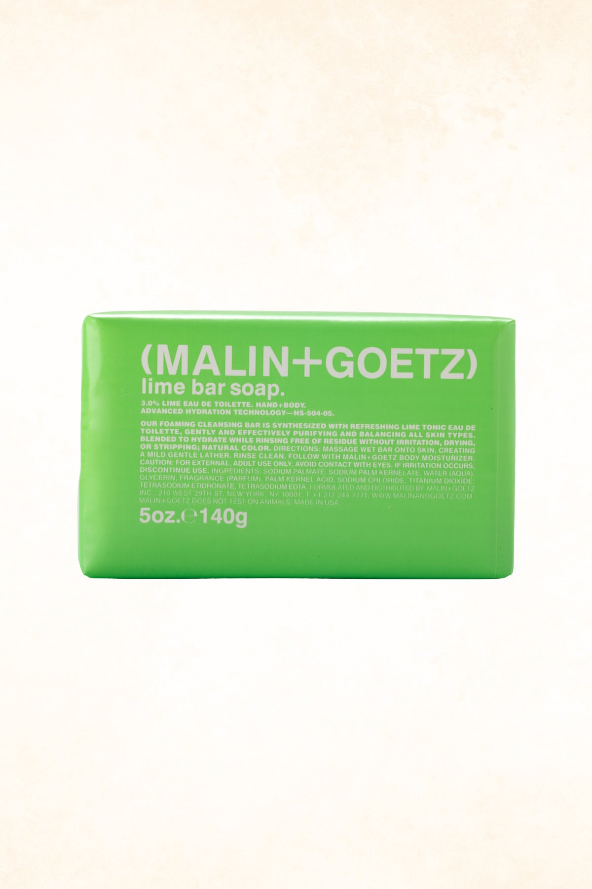 Malin+Goetz – Lime Bar Soap 5 oz / 140 g