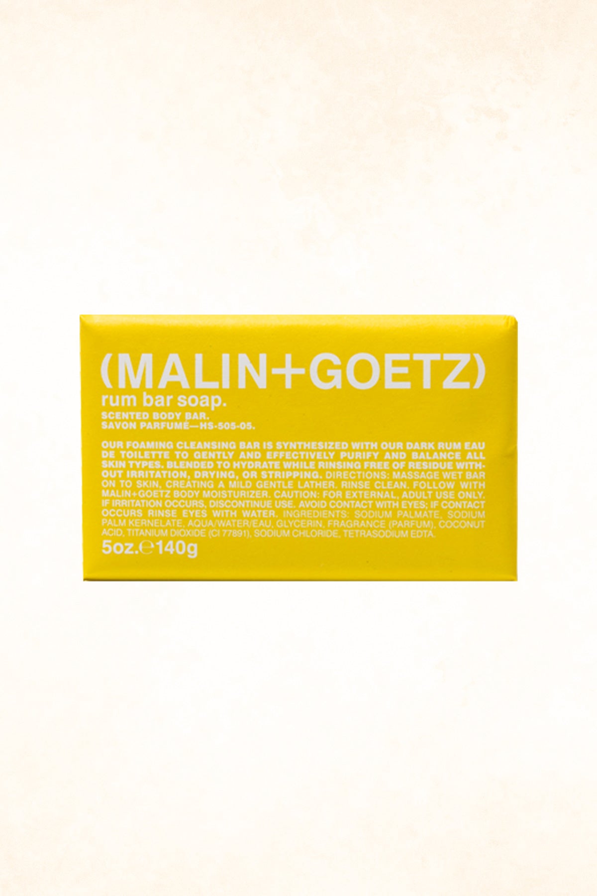 Malin+Goetz – Rum Bar Soap 5 oz / 140 g
