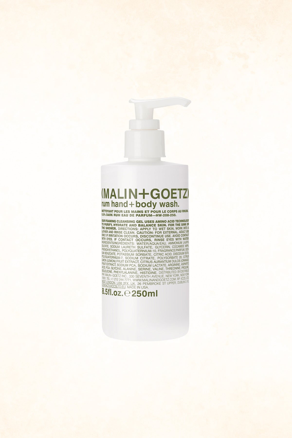 Malin+Goetz – Rum Hand+Body Wash 8.5 oz / 250 ml