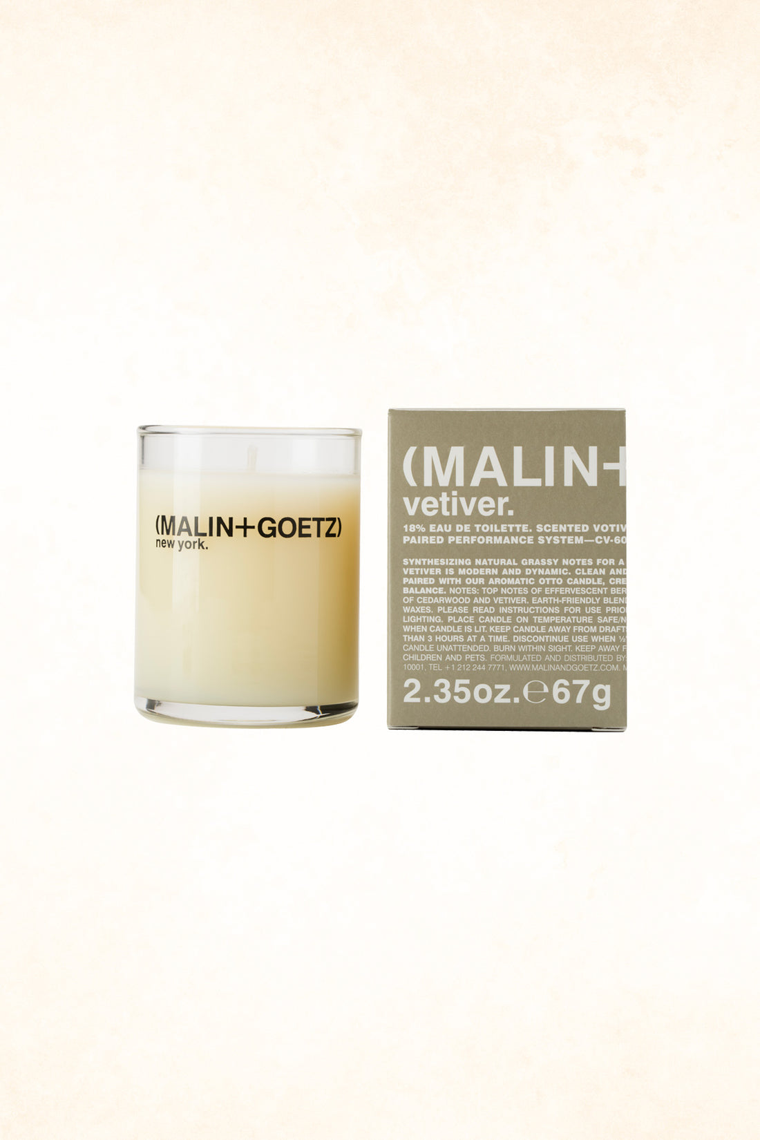 Malin+Goetz – Vetiver Votive Candle 2.35 oz / 67 g