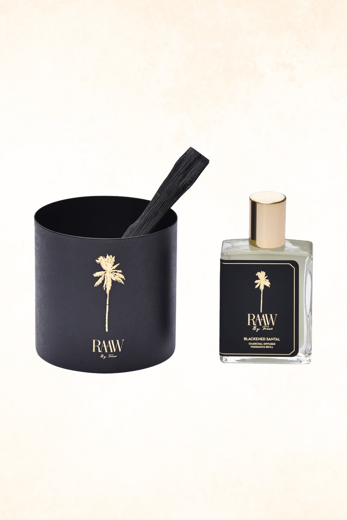 Raaw By Trice - Blackend Santal Charcoal Diffuser