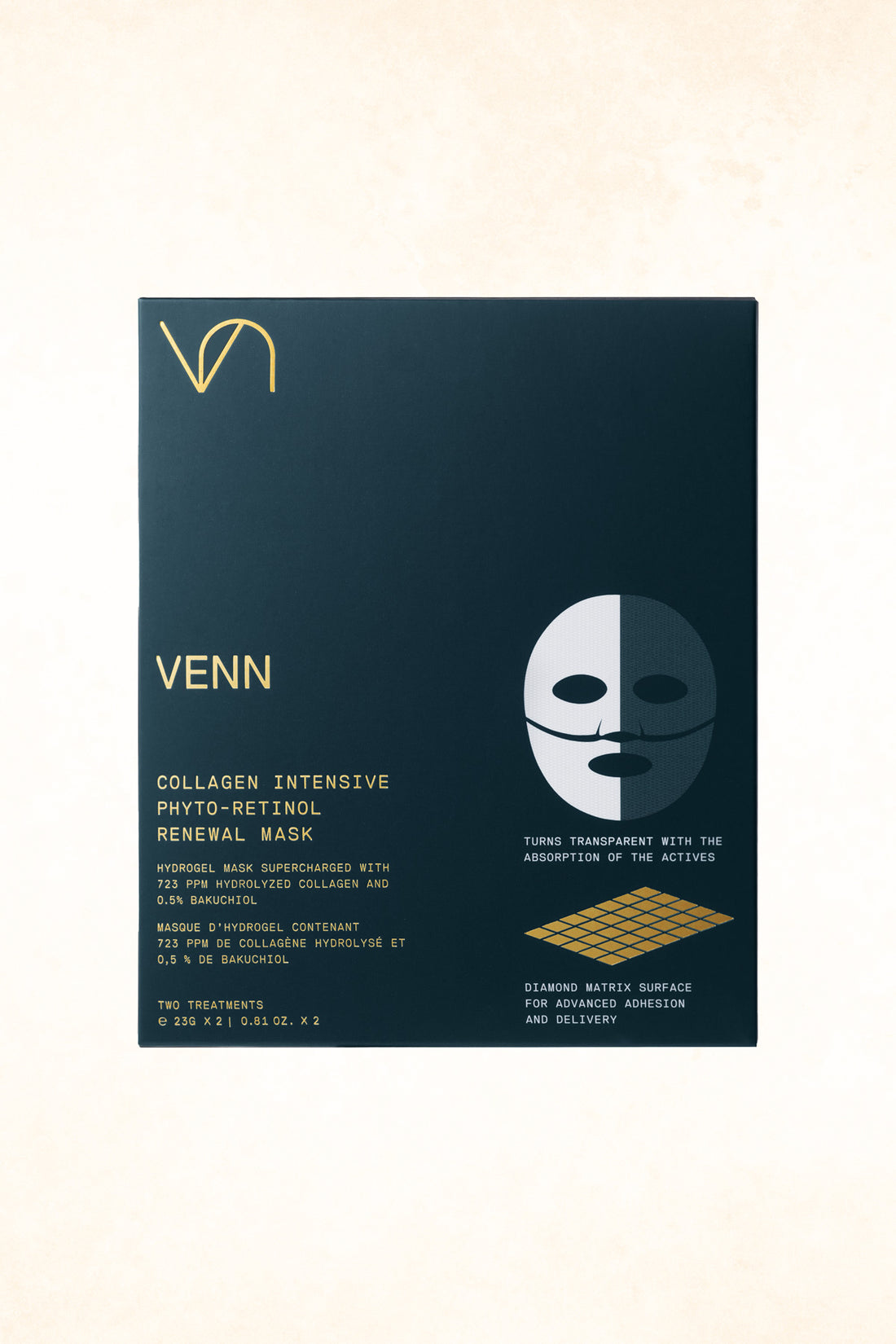 Venn - Collagen Intensive Phyto-Retinol Renewal Mask - 2 x 23 ml